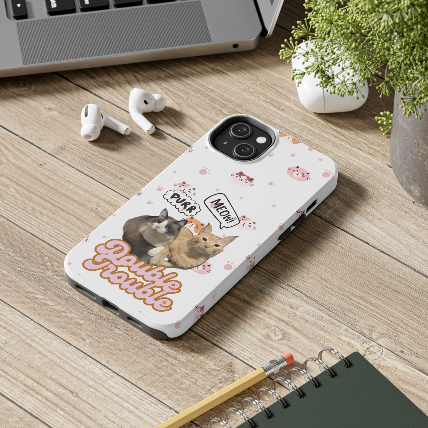 Phone Cases - Cat lovers - White Design