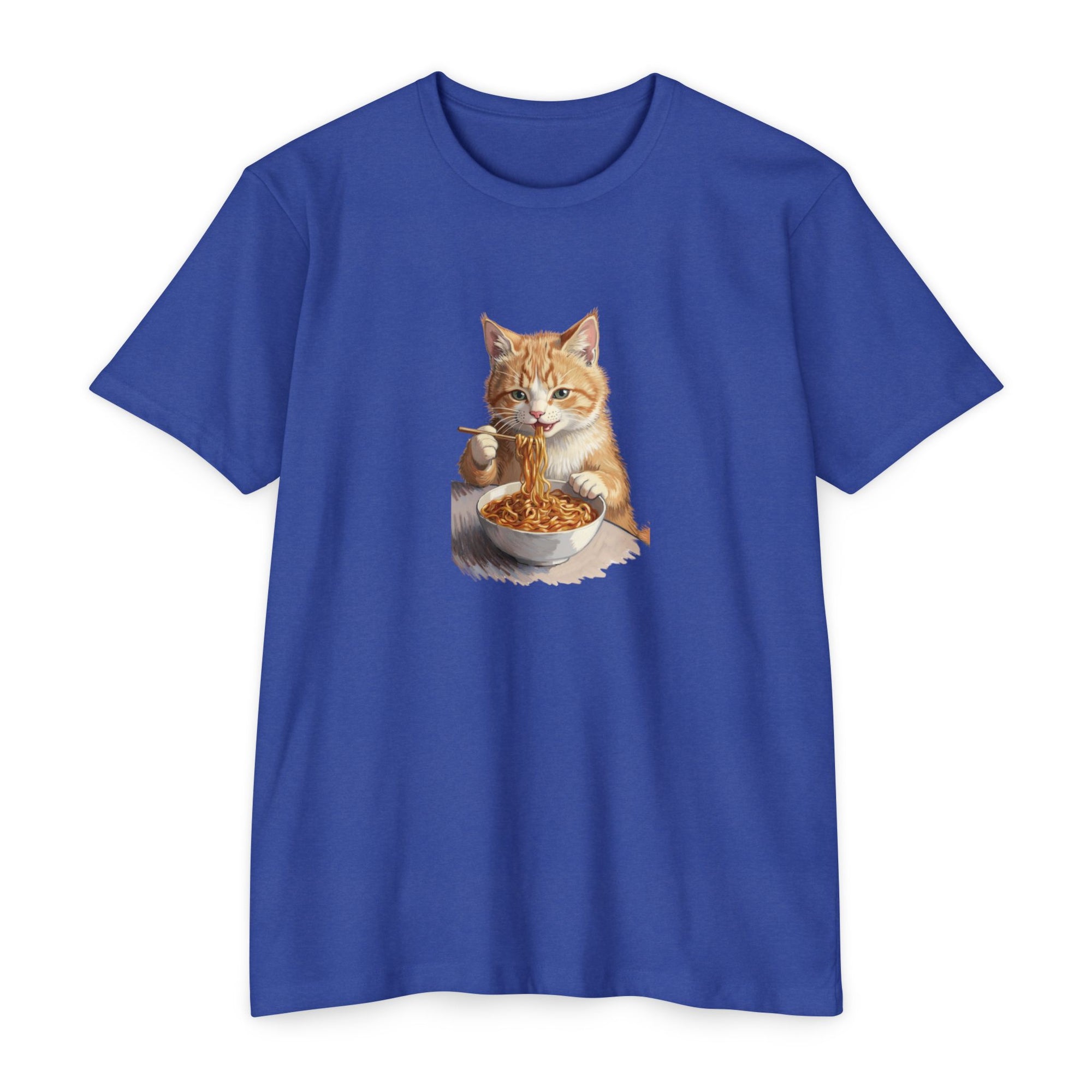 Alien Cat Noodle T-Shirt – Retro Ramen
