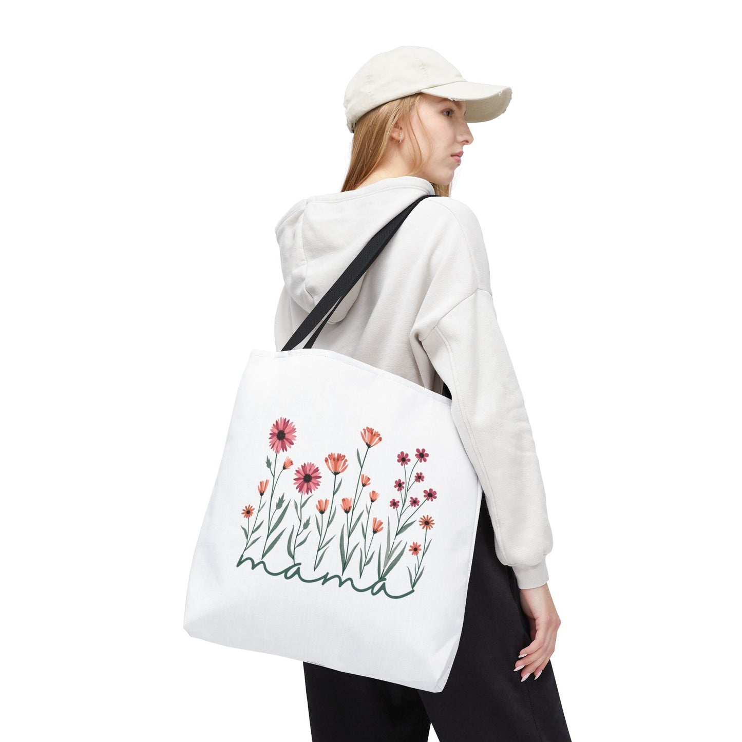 Minimalist Flowers Mother's Tote Bag