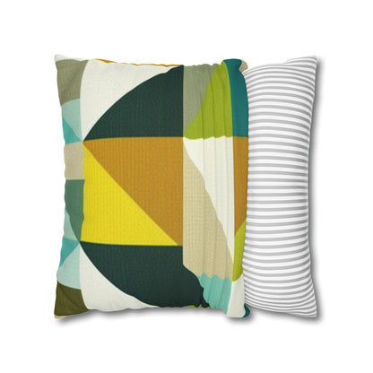 Geometric Design Throw Pillowcase