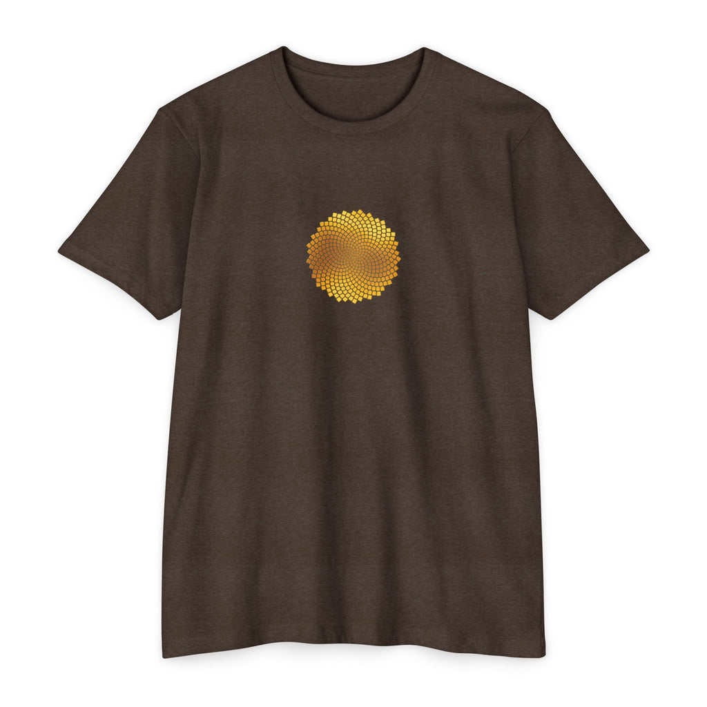 Sunflower Seeds Fibonacci Spirals T-Shirt
