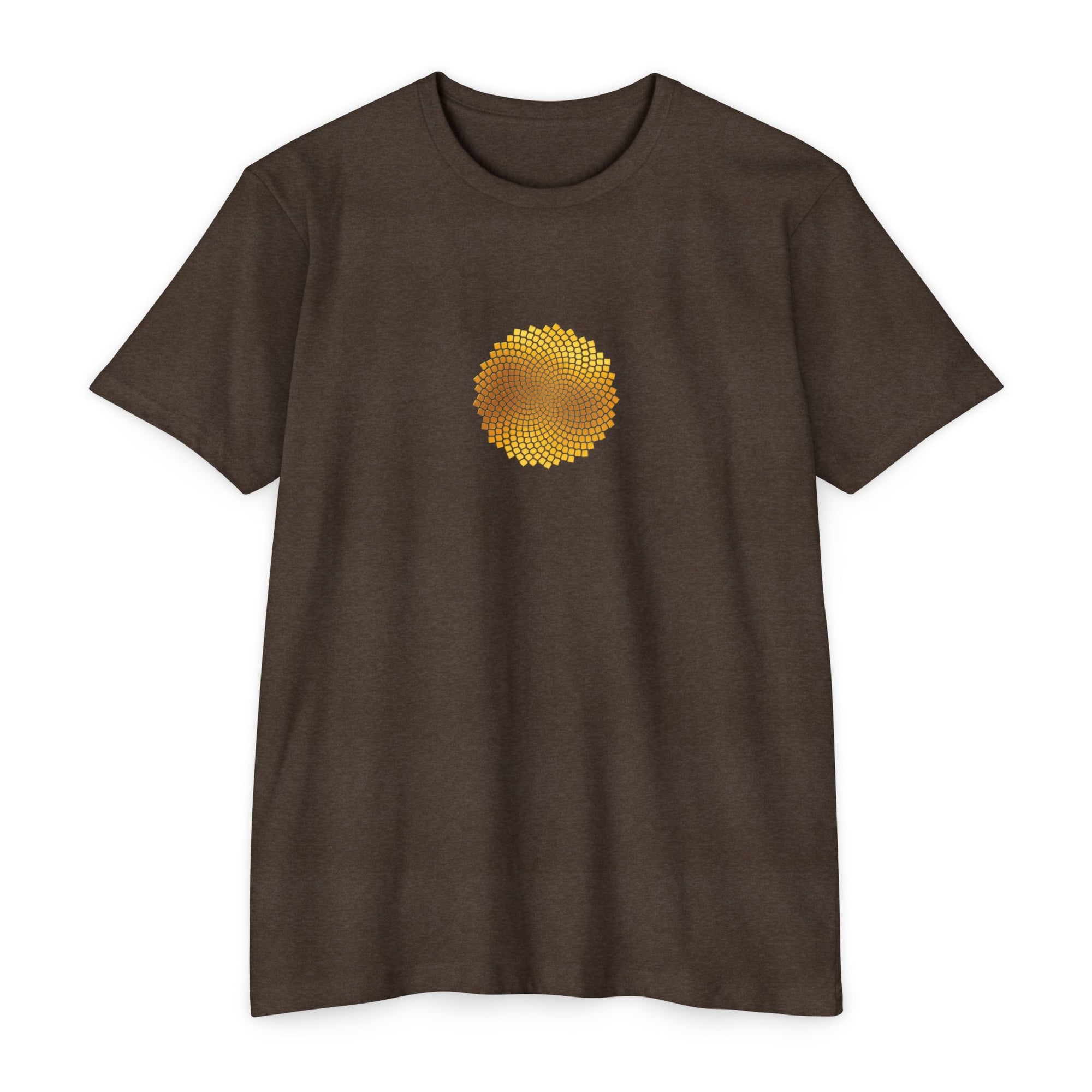 Sunflower Seeds Fibonacci Spirals T-Shirt