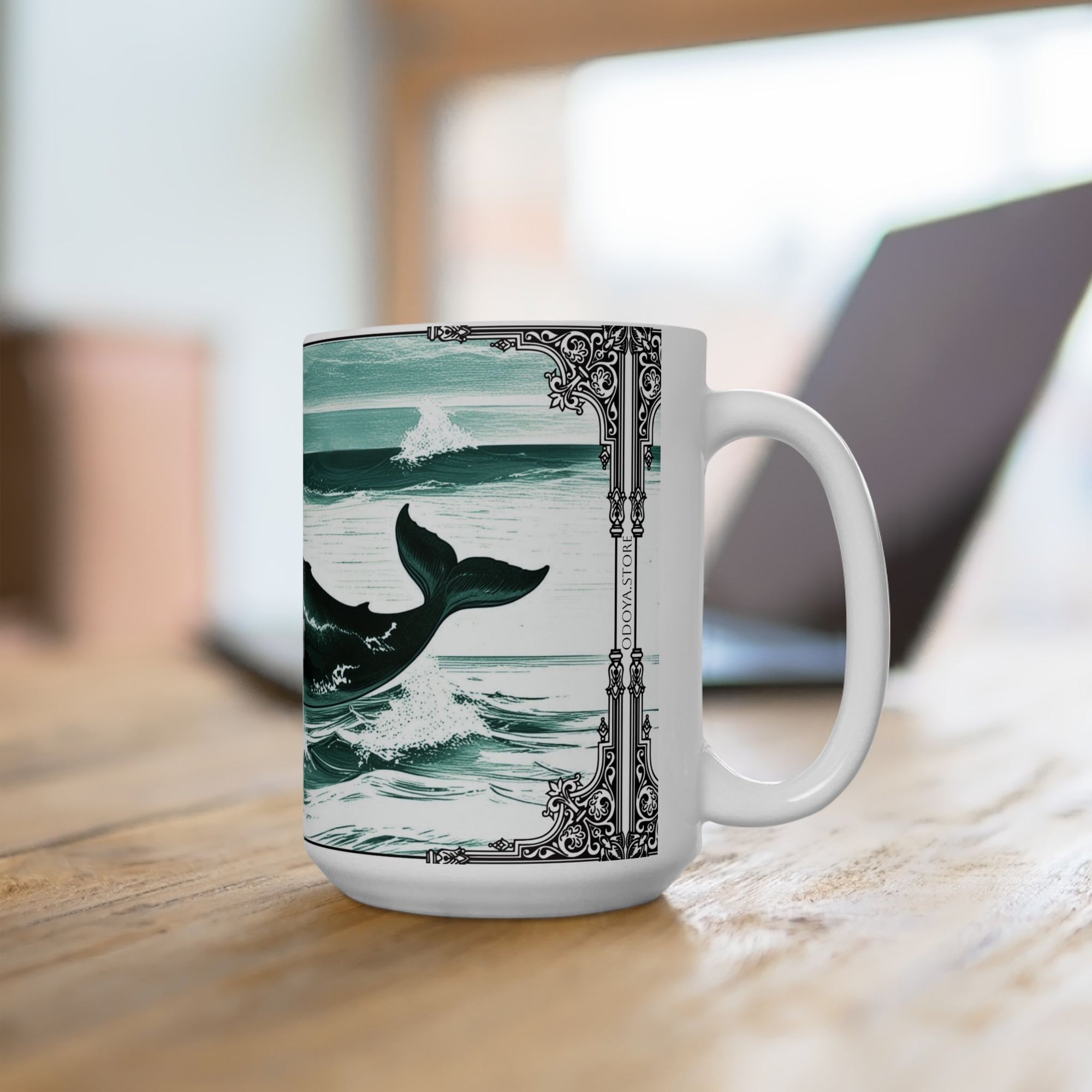 Whale Ceramic Mug - Summer Decoration - Father's Day Gift Idea