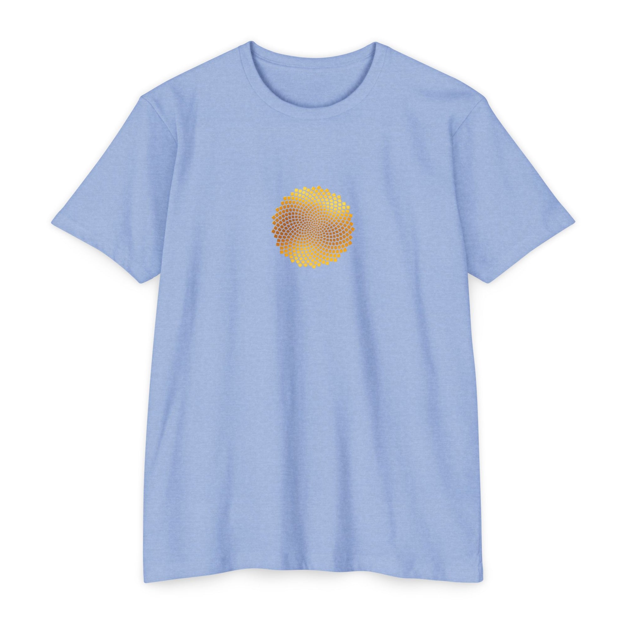 Sunflower Seeds Fibonacci Spirals T-Shirt