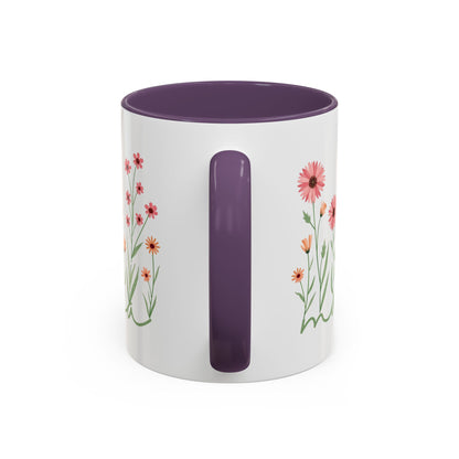 Coffee Mug Minimalist Flowers Mother's Day Gift