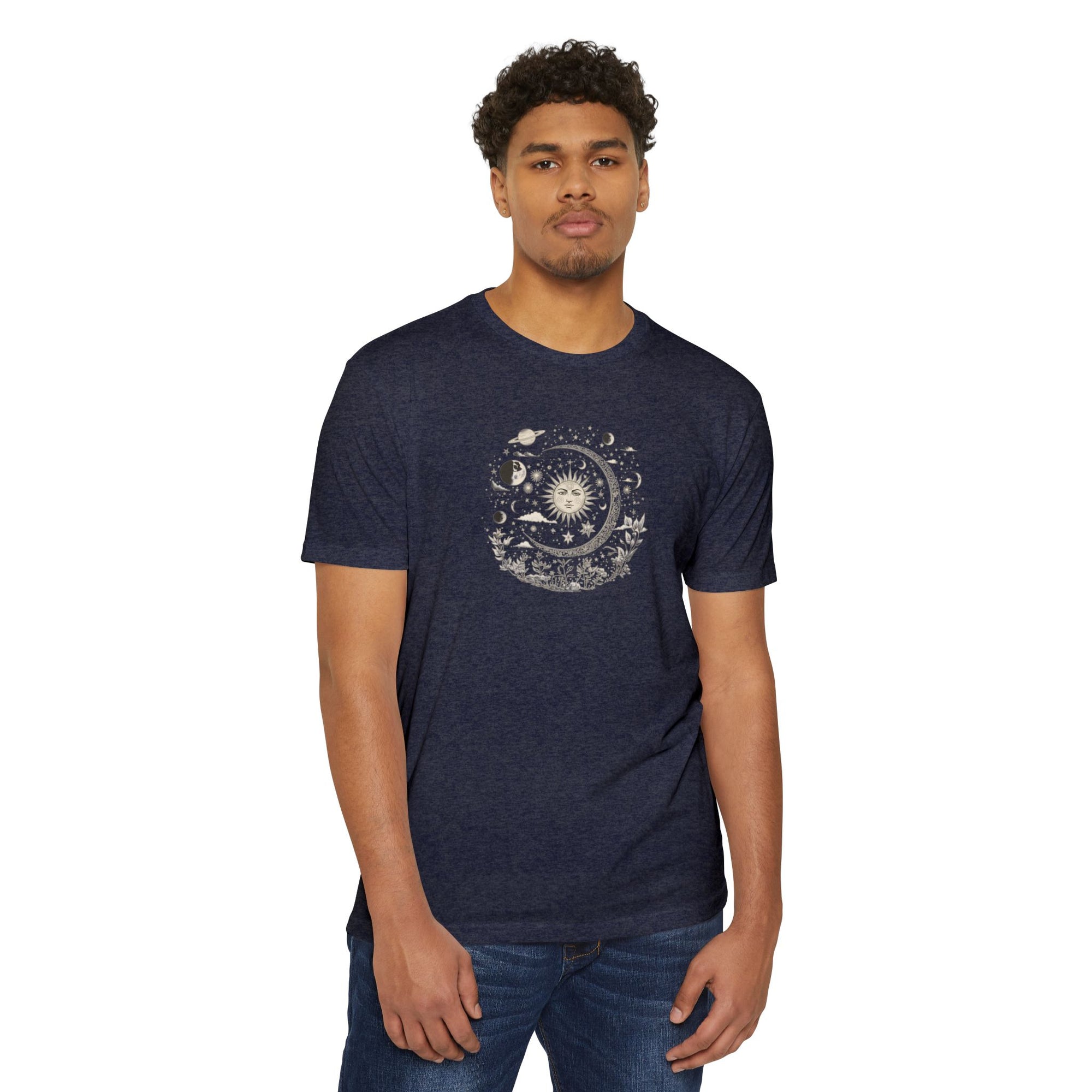 Mystic Sun & Moon Celestial Astrology T-Shirt