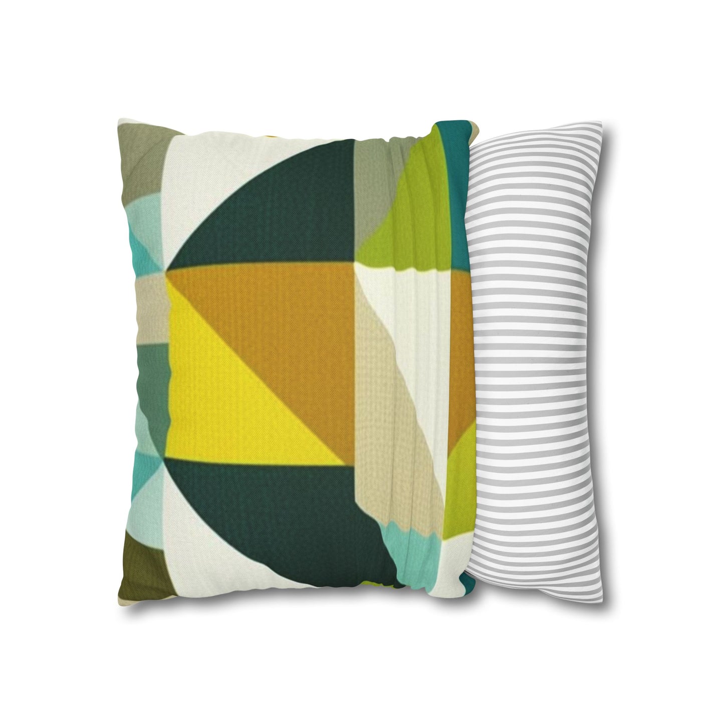 Geometric Design Throw Pillowcase