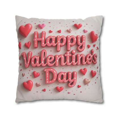 Happy Valentines Day Pillowcase  - Red Romance