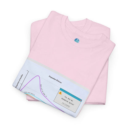 Valentine's Dopamine Chart Unisex Tee - Laptop design