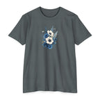 Blue Cosmic Flowers T-shirt