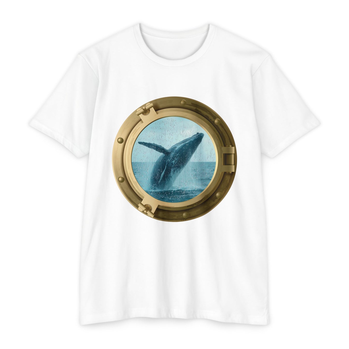 Whale Breaching T-Shirt – Minimal Ocean Design for Nature Lovers