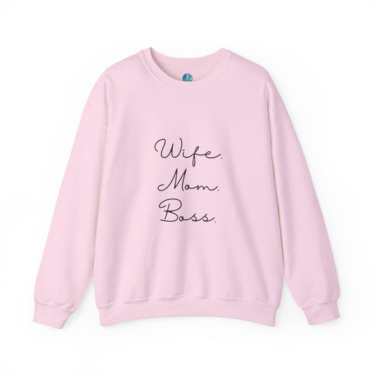 Wife Mom Boss Sweatshirt - Mother's Day Gift