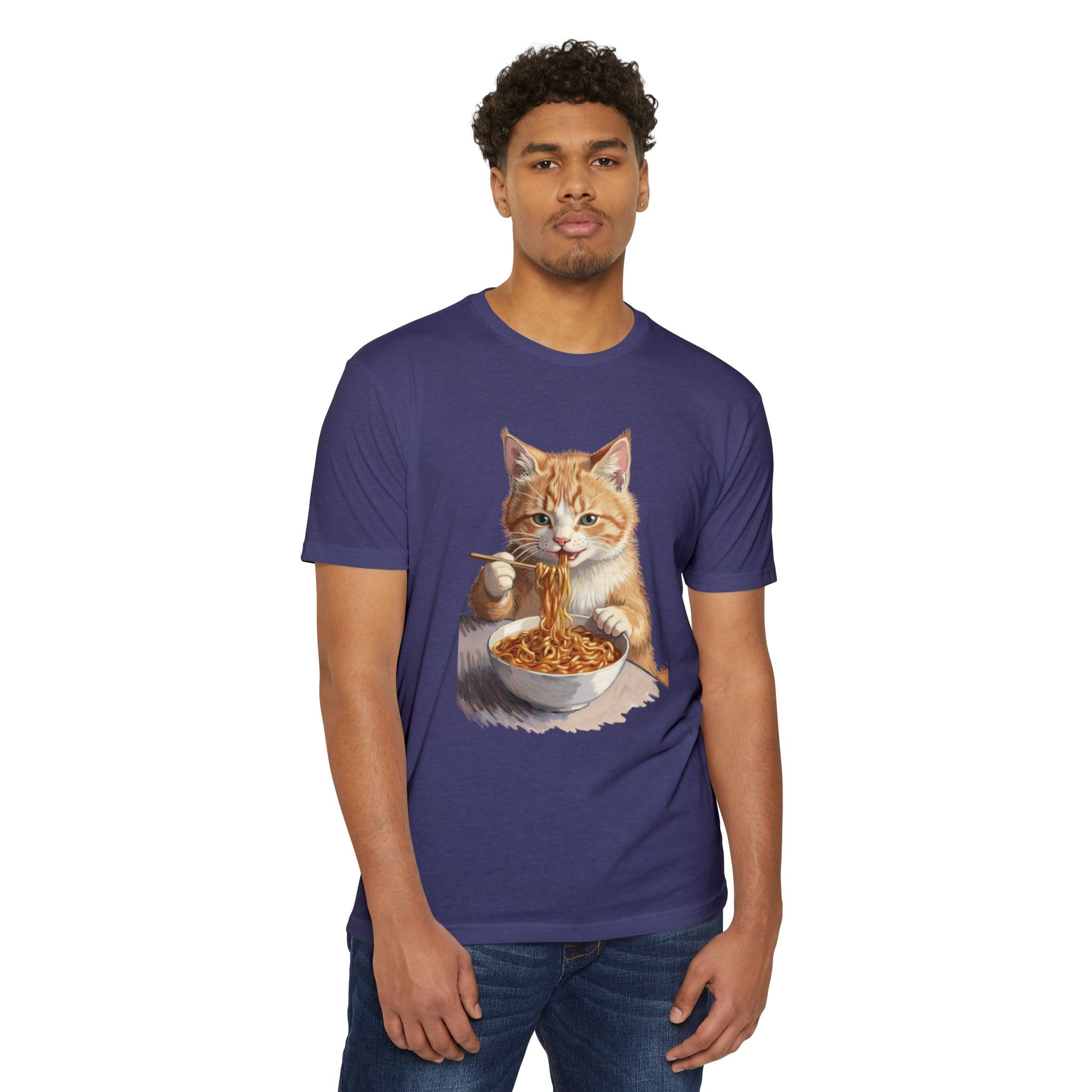 Noodle Cat T-Shirt – Retro Ramen
