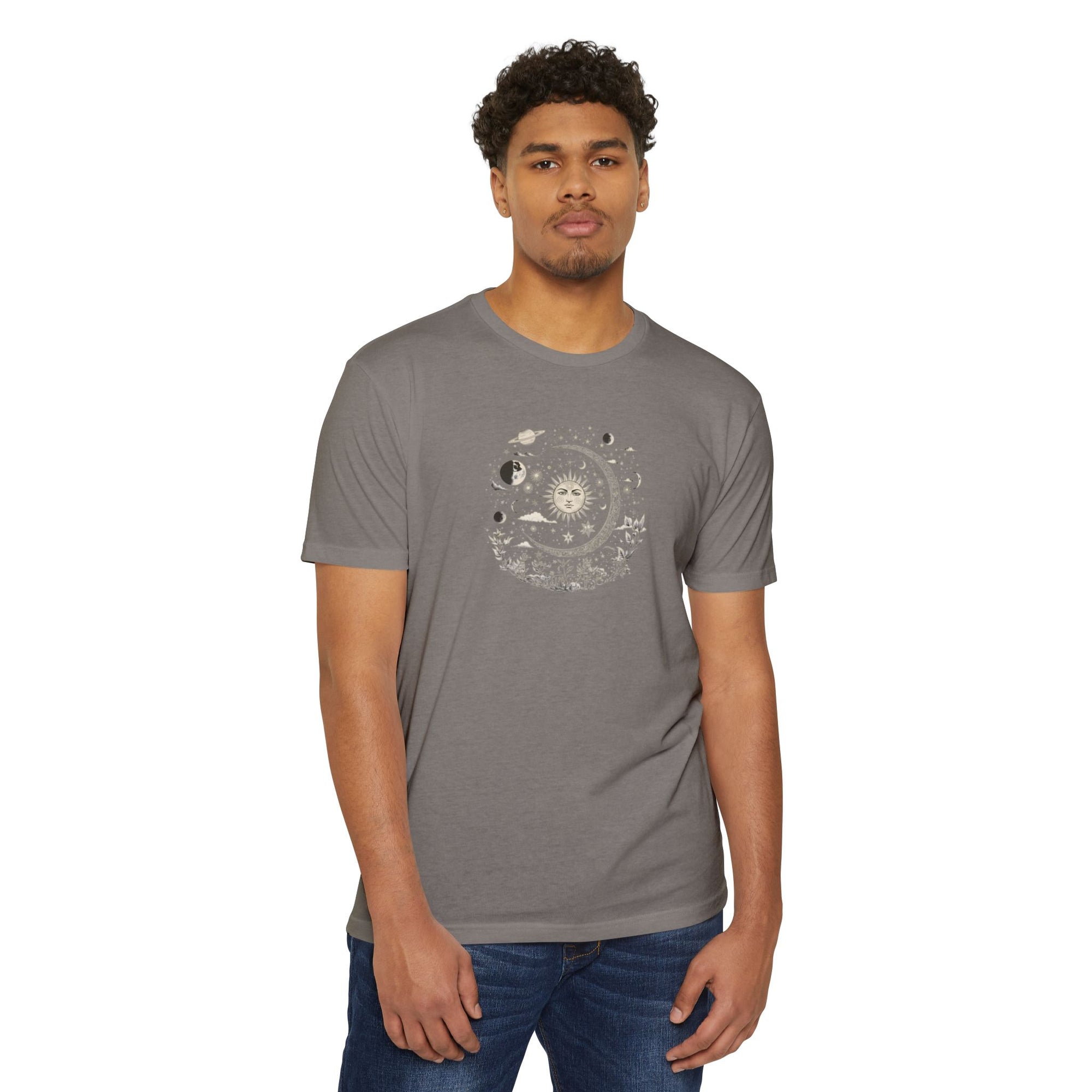 Mystic Sun & Moon Celestial Astrology T-Shirt