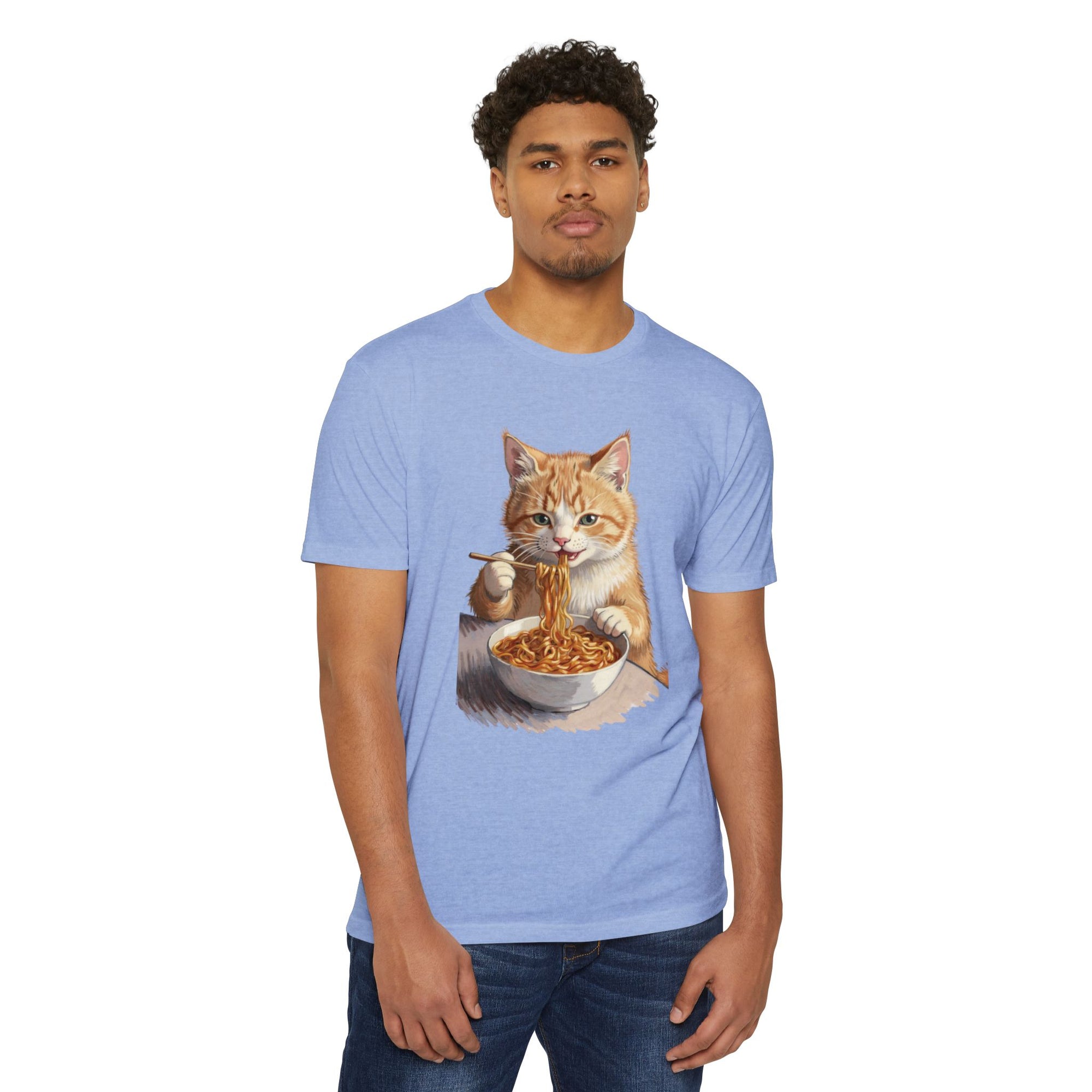 Noodle Cat T-Shirt – Retro Ramen