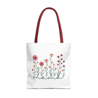 Minimalist Flowers Mother's Tote Bag