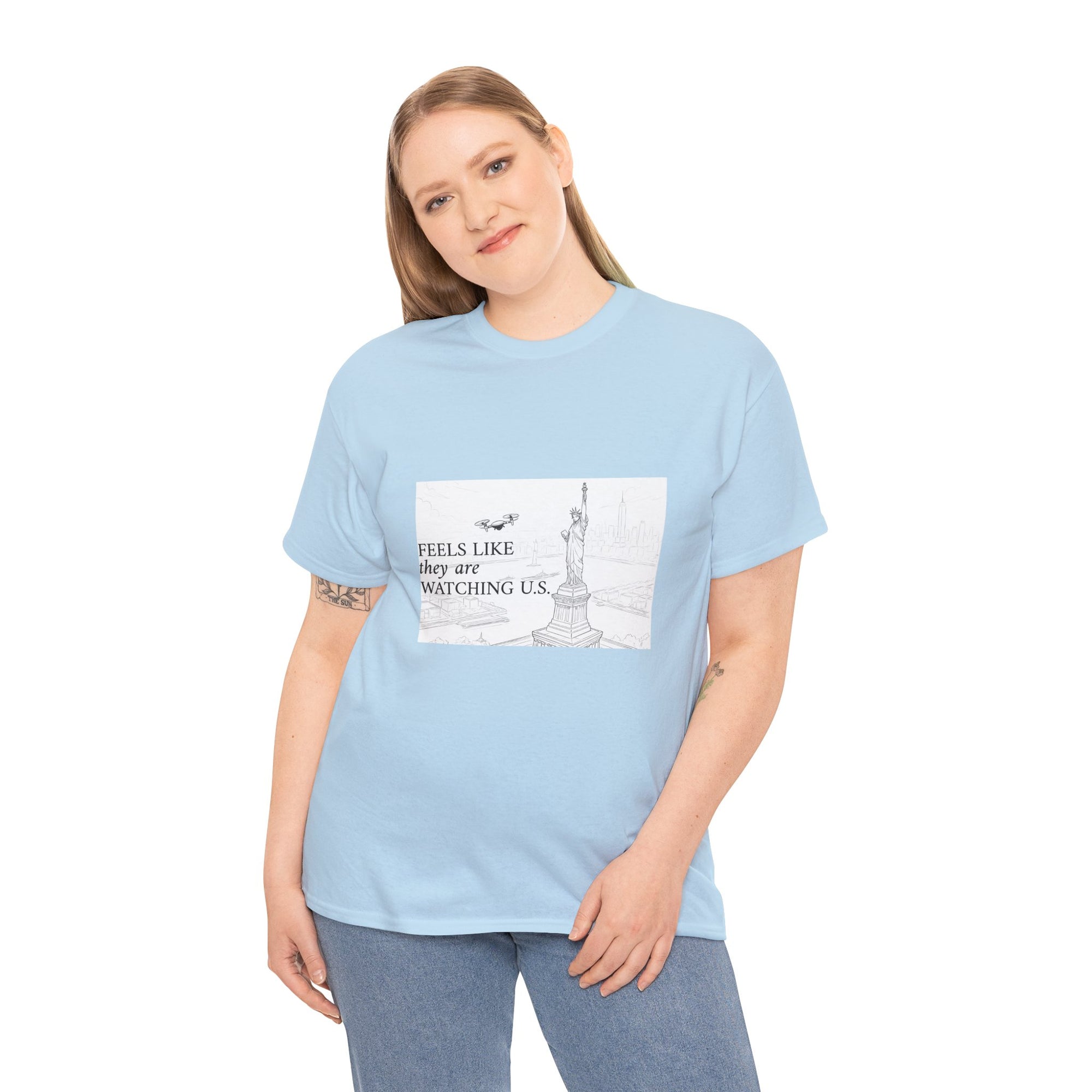 Feels Like They Are Watching US - Drones over NYC T-shirt