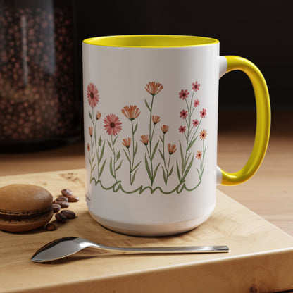 Coffee Mug Minimalist Flowers Mother's Day Gift