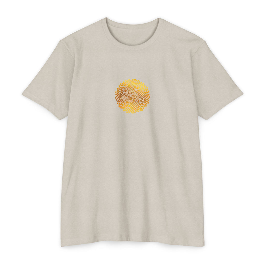 Sunflower Seeds Fibonacci Spirals T-Shirt