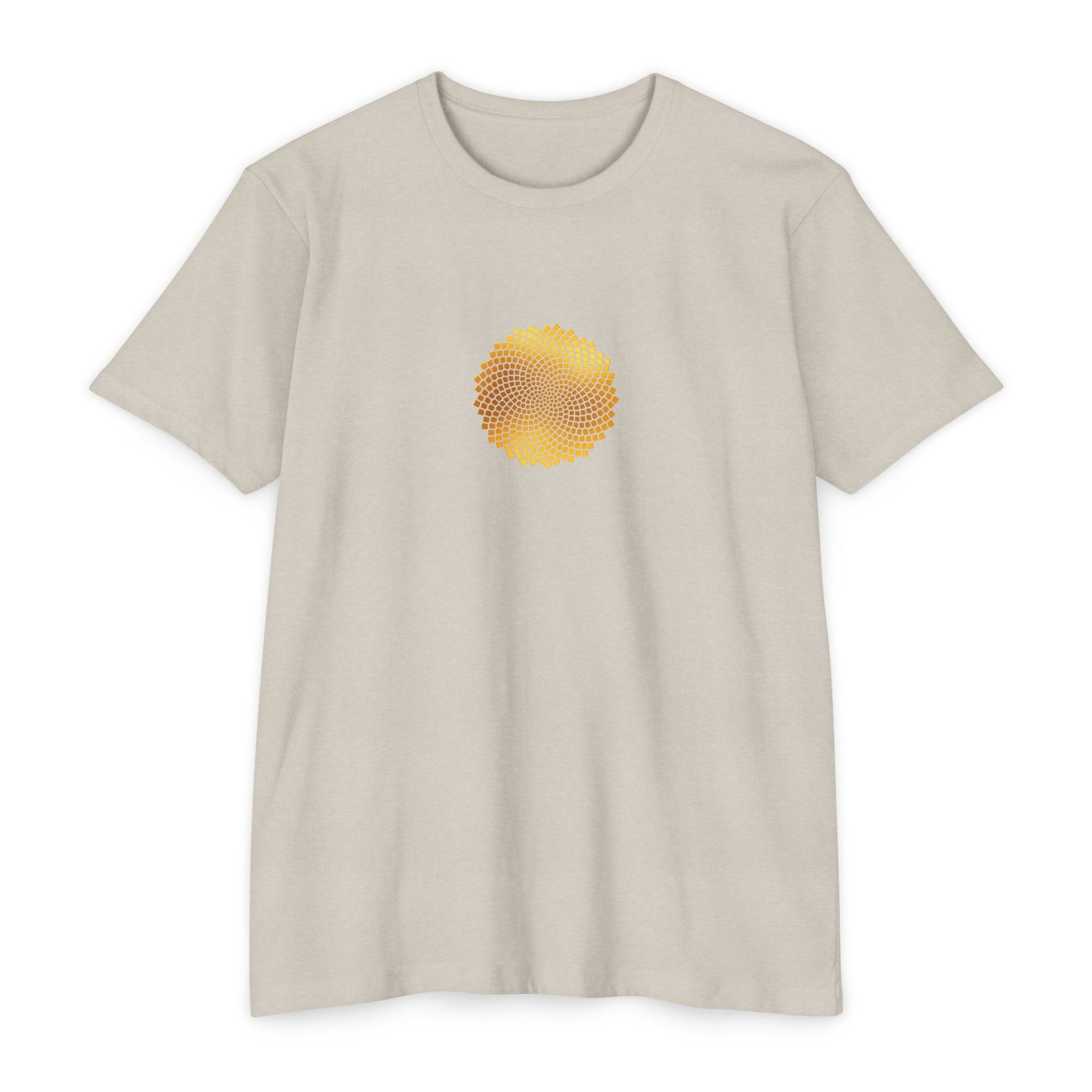 Sunflower Seeds Fibonacci Spirals T-Shirt