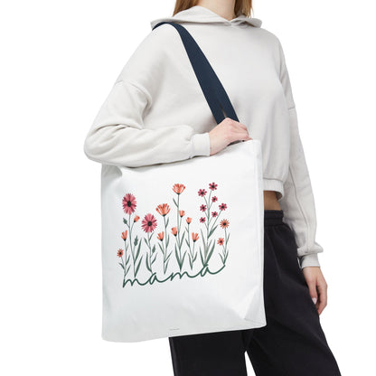Minimalist Flowers Mother's Tote Bag
