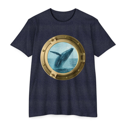 Whale Breaching T-Shirt – Minimal Ocean Design for Nature Lovers