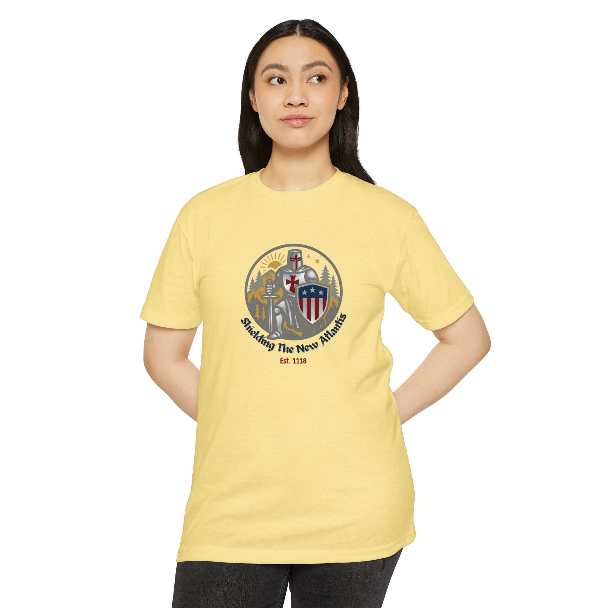 Shielding Templars T-Shirt - Guardians of New Atlantis