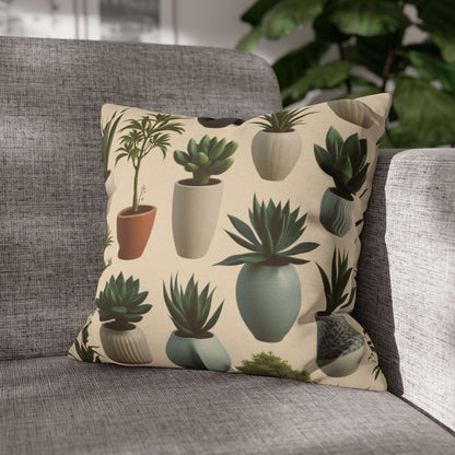 Succulent Garden Design Pillowcase (multi-sizes)