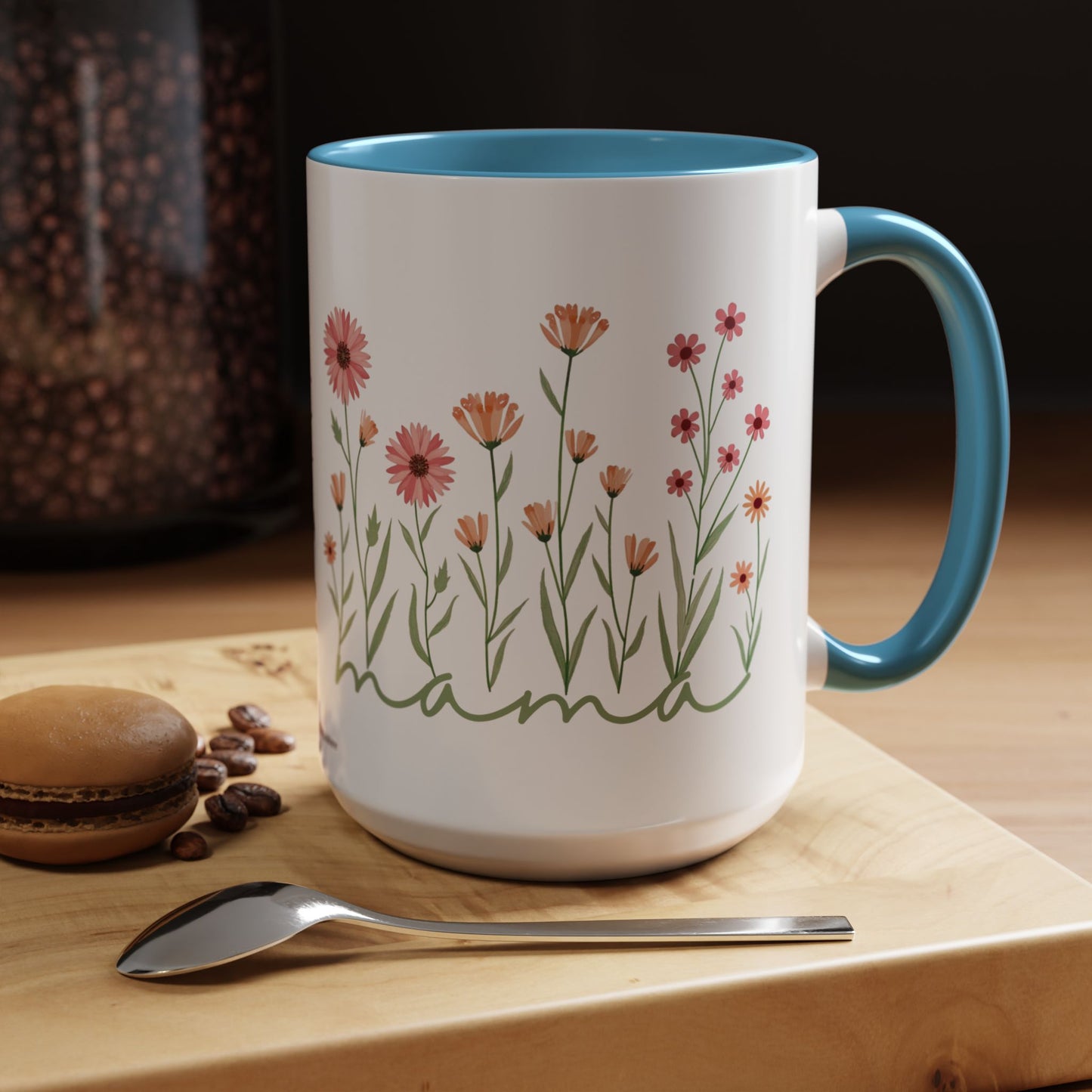 Coffee Mug Minimalist Flowers Mother's Day Gift