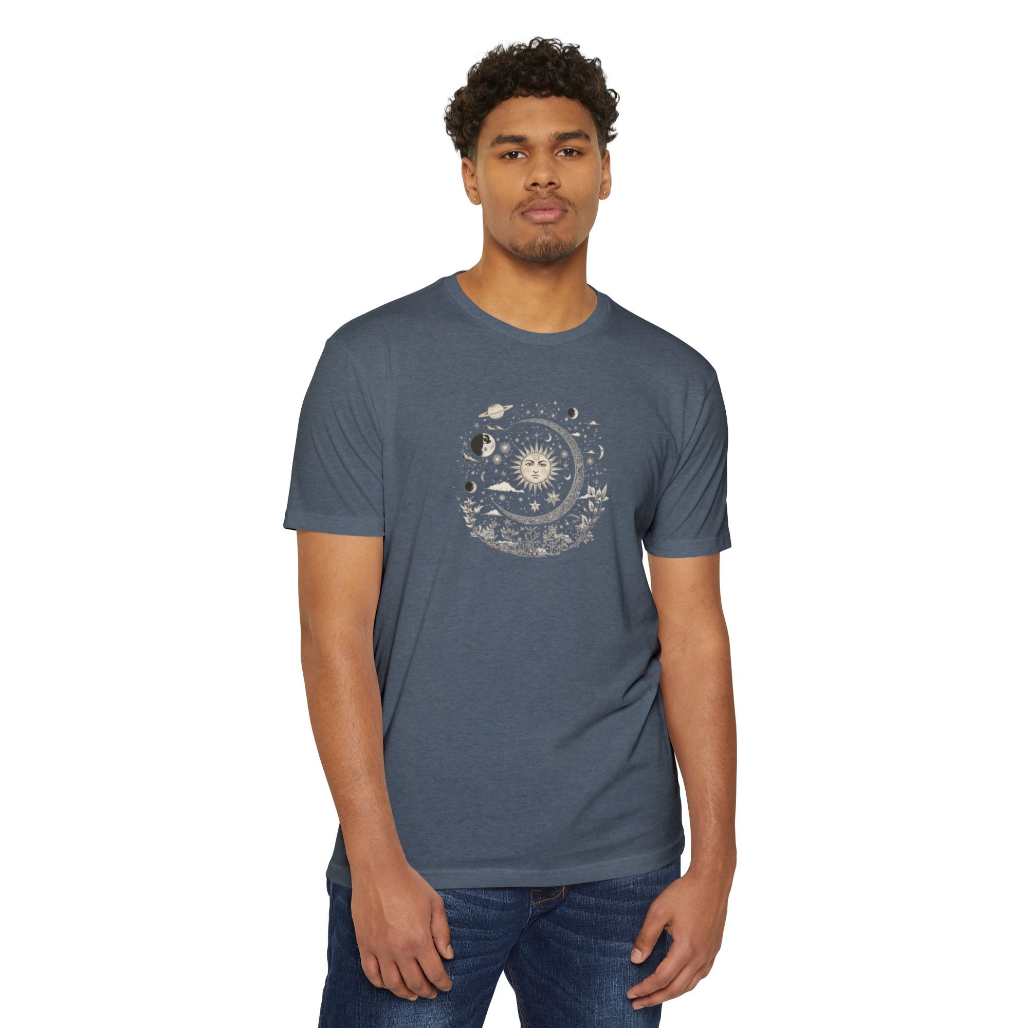 Mystic Sun & Moon Celestial Astrology T-Shirt