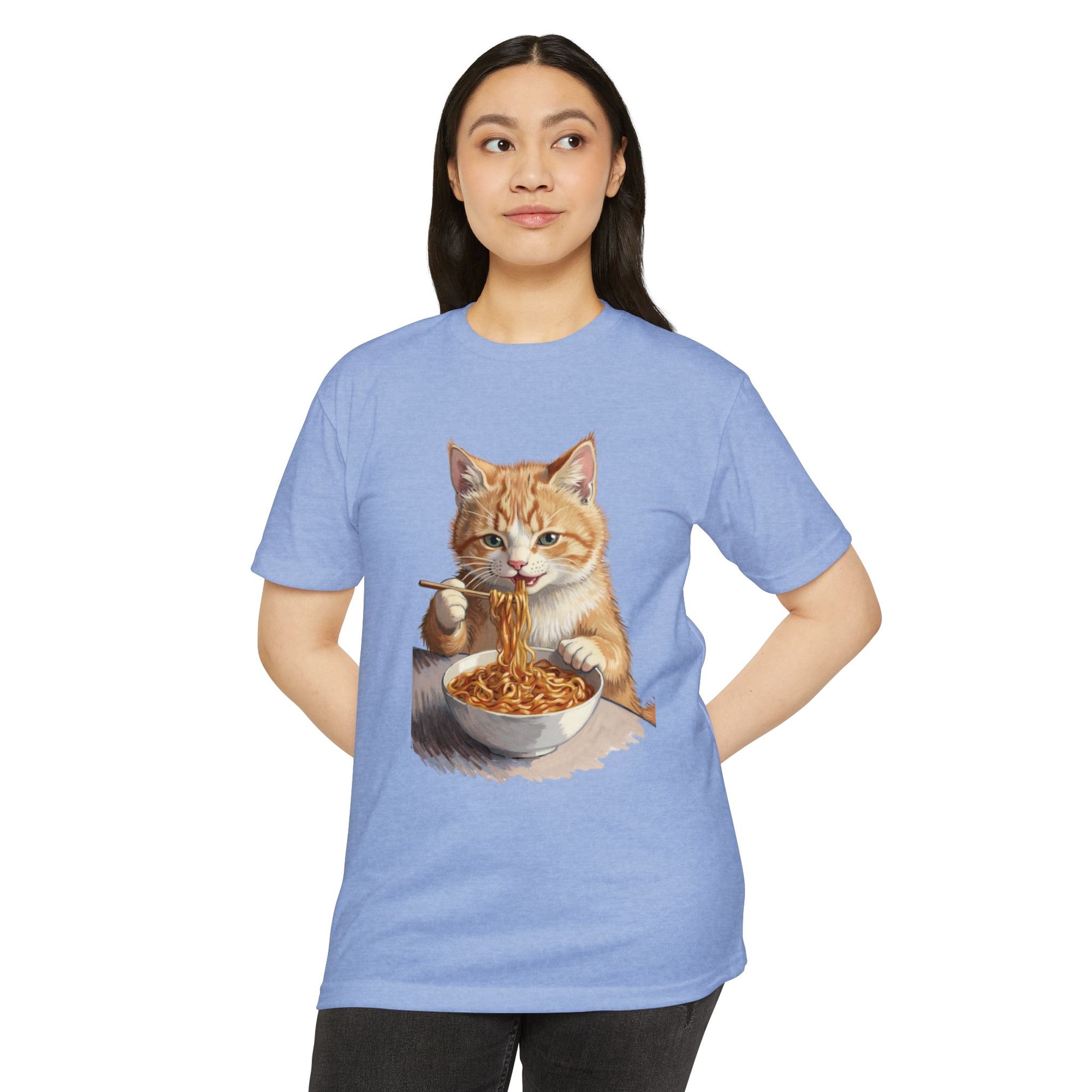 Noodle Cat T-Shirt – Retro Ramen