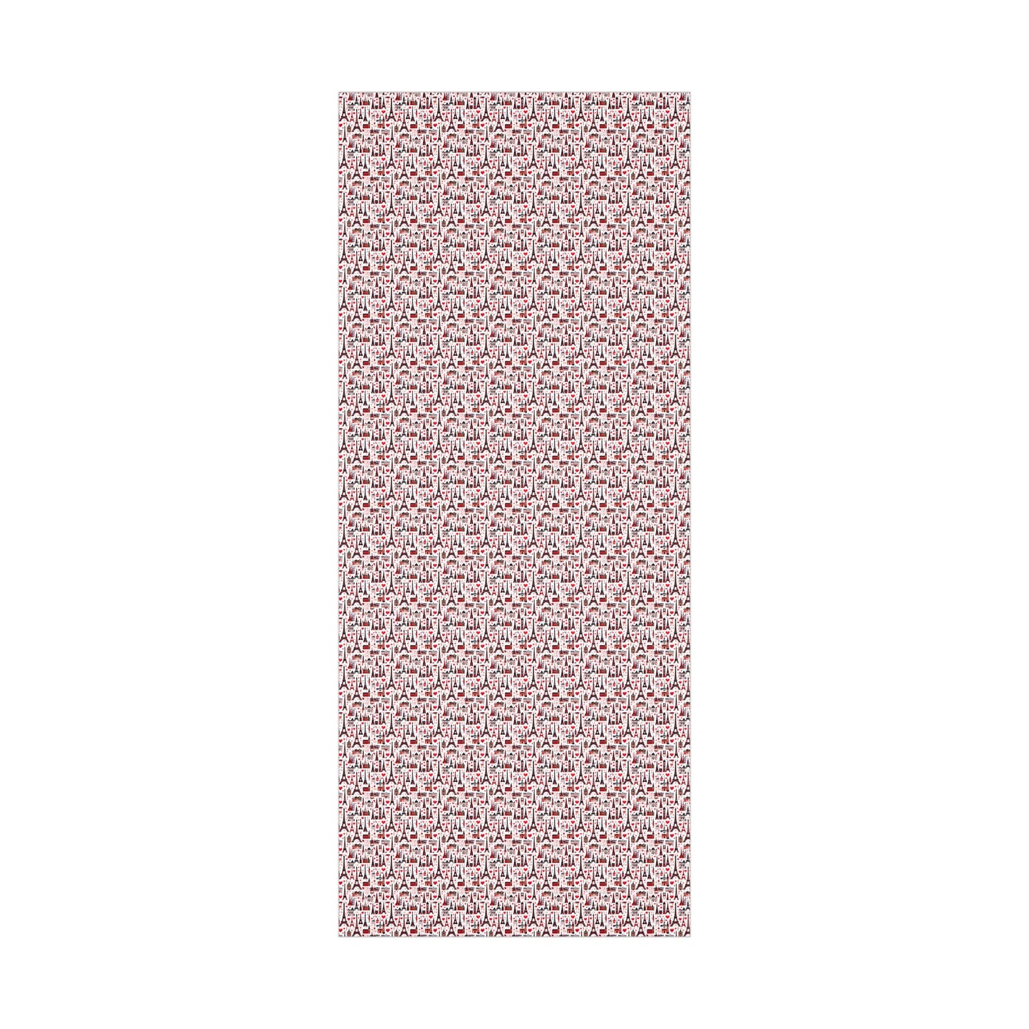 Paris Style Valentines Wrap Paper - Red Romance