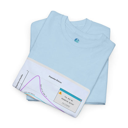 Valentine's Dopamine Chart Unisex Tee - Laptop design