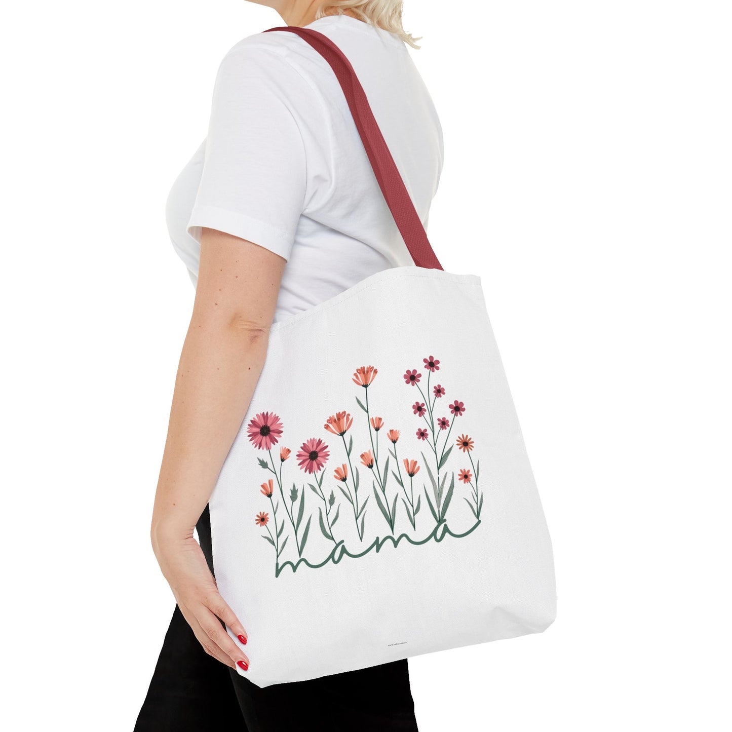 Minimalist Flowers Mother's Tote Bag