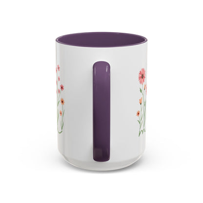 Coffee Mug Minimalist Flowers Mother's Day Gift