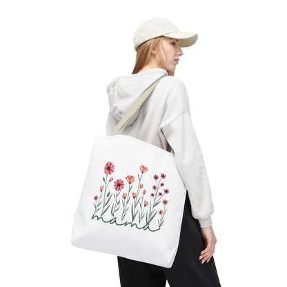Minimalist Flowers Mother's Tote Bag