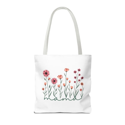 Minimalist Flowers Mother's Tote Bag
