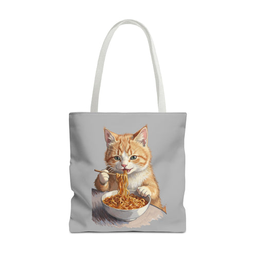 Alien Cat Noodle Tote Bag