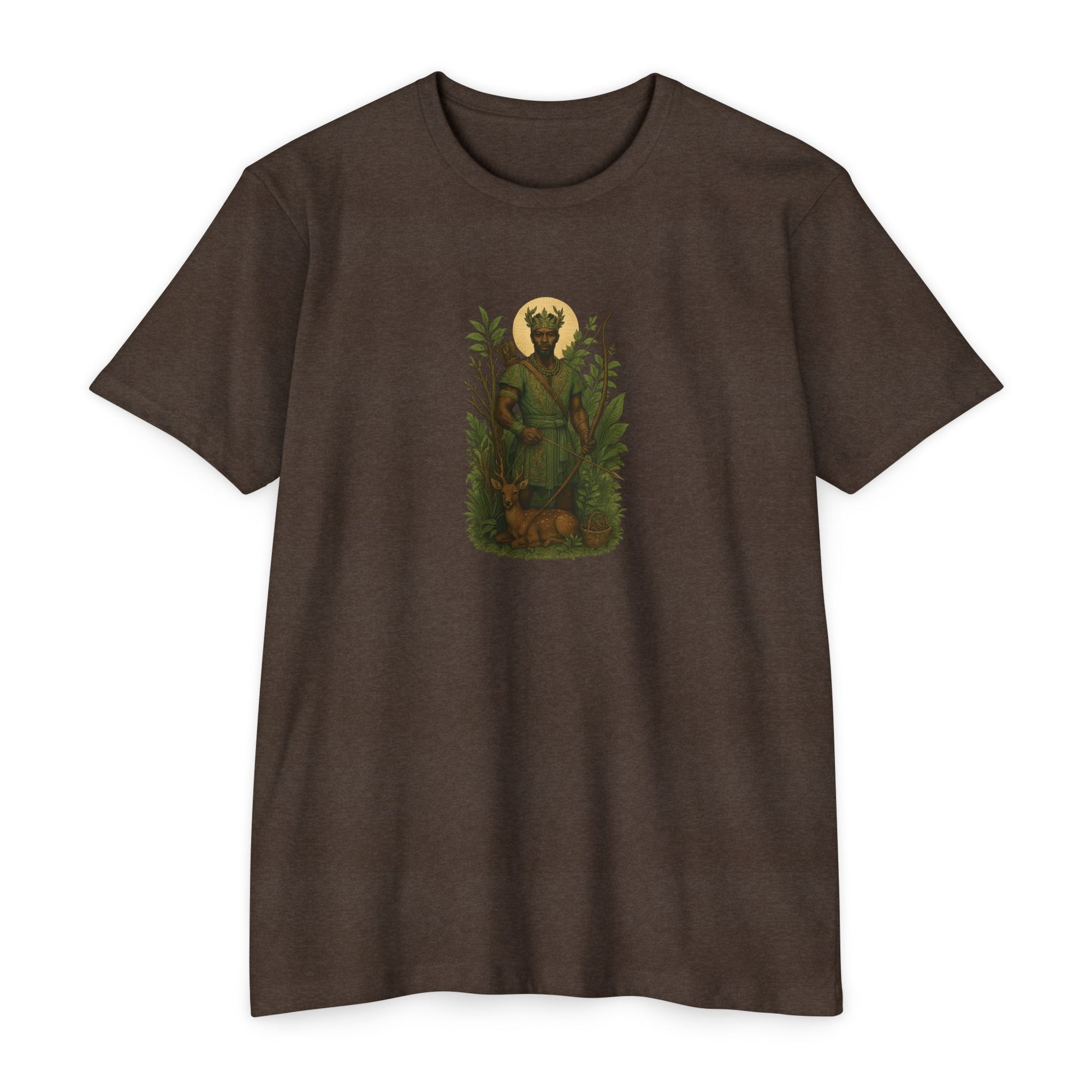 The Forest Spirit - Oshosi Orisha African Spirituality T-shirt