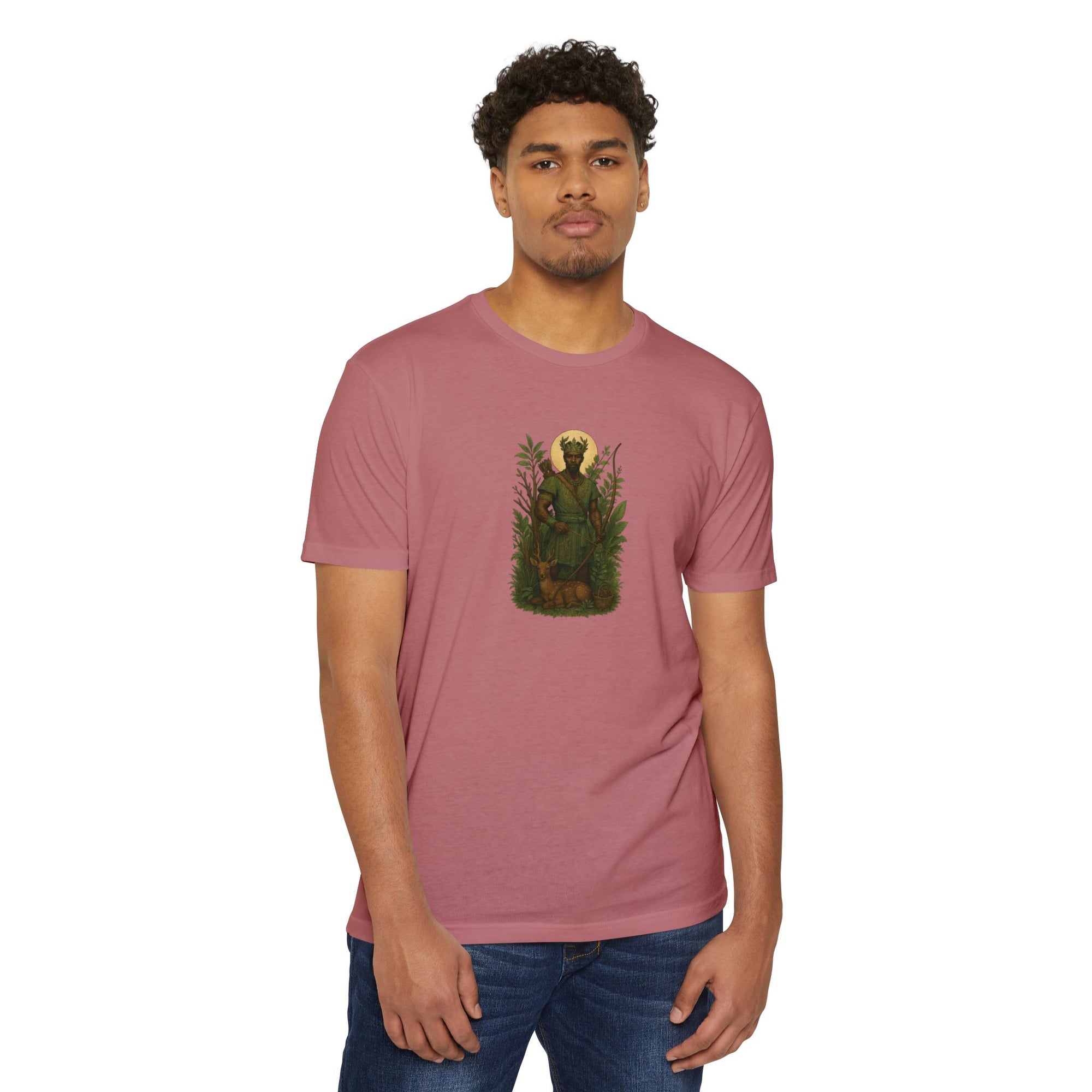 The Forest Spirit - Oshosi Orisha African Spirituality T-shirt