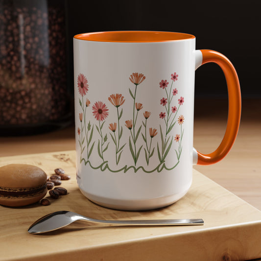 Coffee Mug Minimalist Flowers Mother's Day Gift