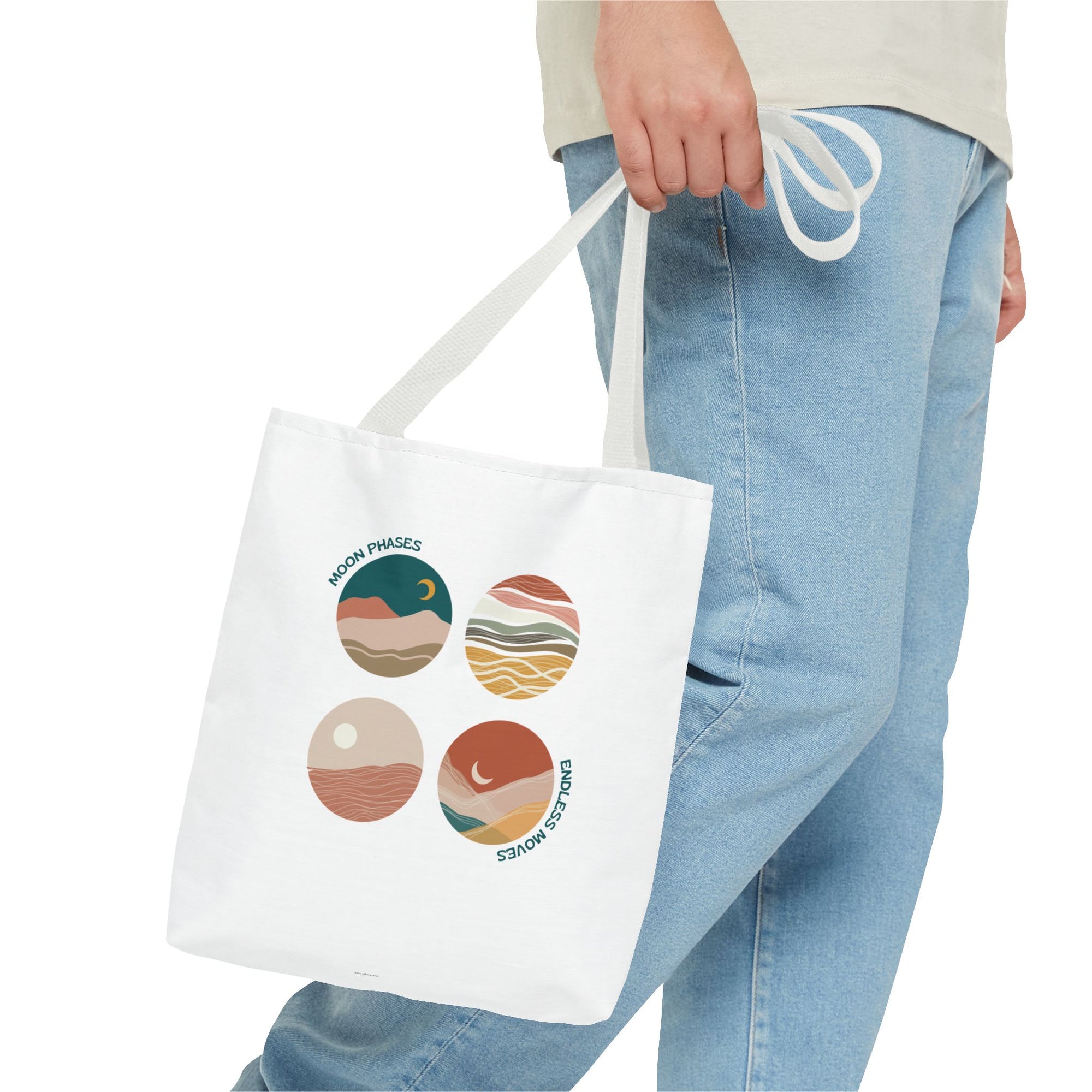 Moon Phases Astrology Lovers Tote Bag