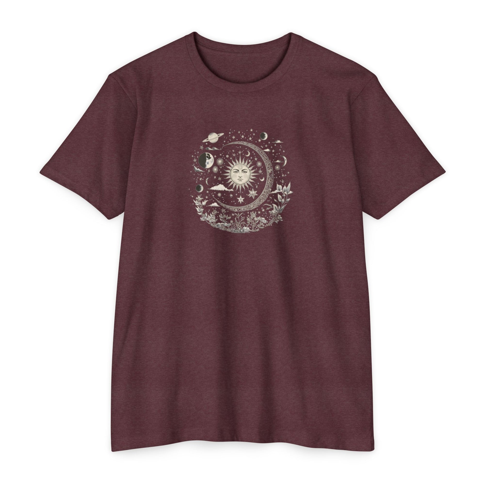 Mystic Sun & Moon Celestial Astrology T-Shirt
