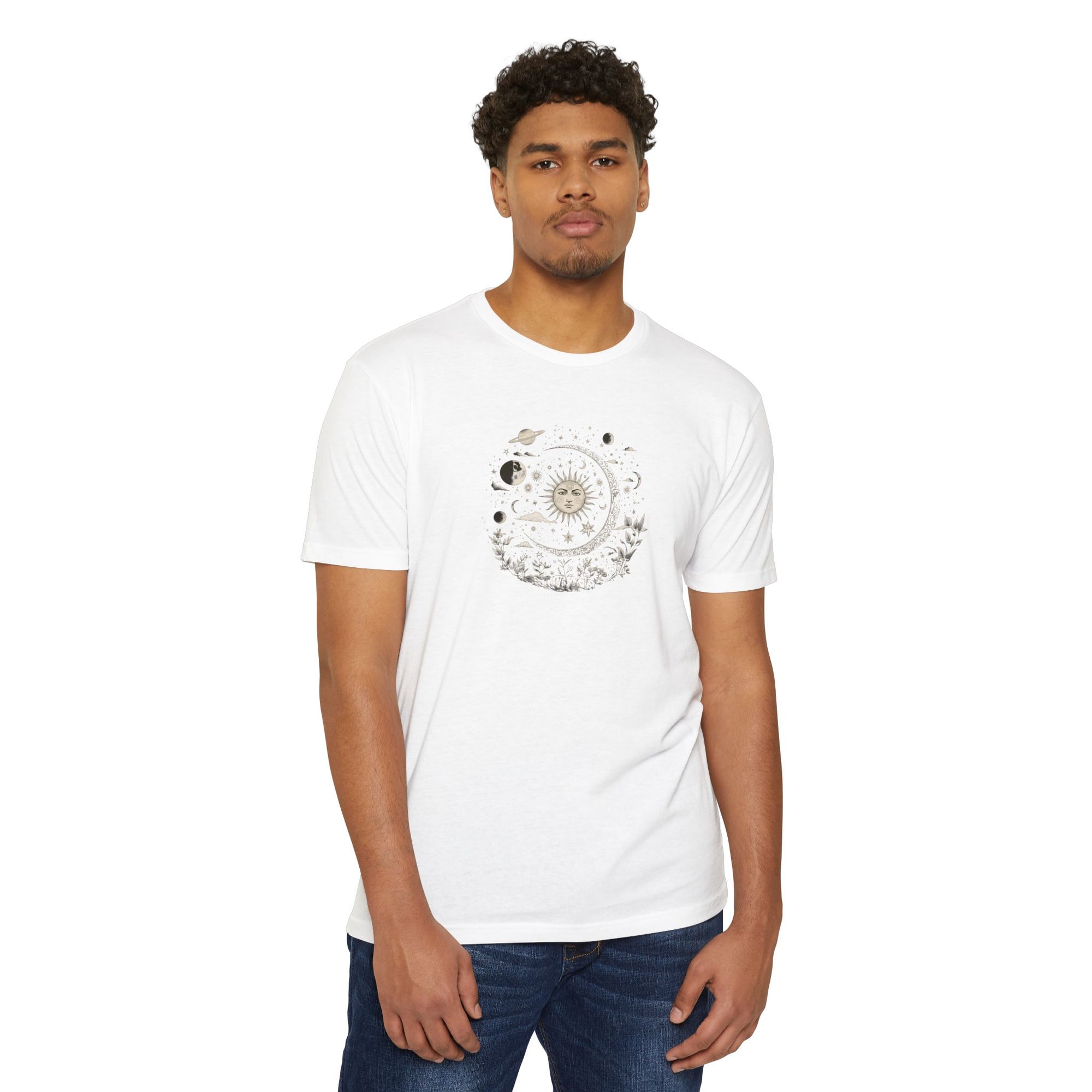 Mystic Sun & Moon Celestial Astrology T-Shirt