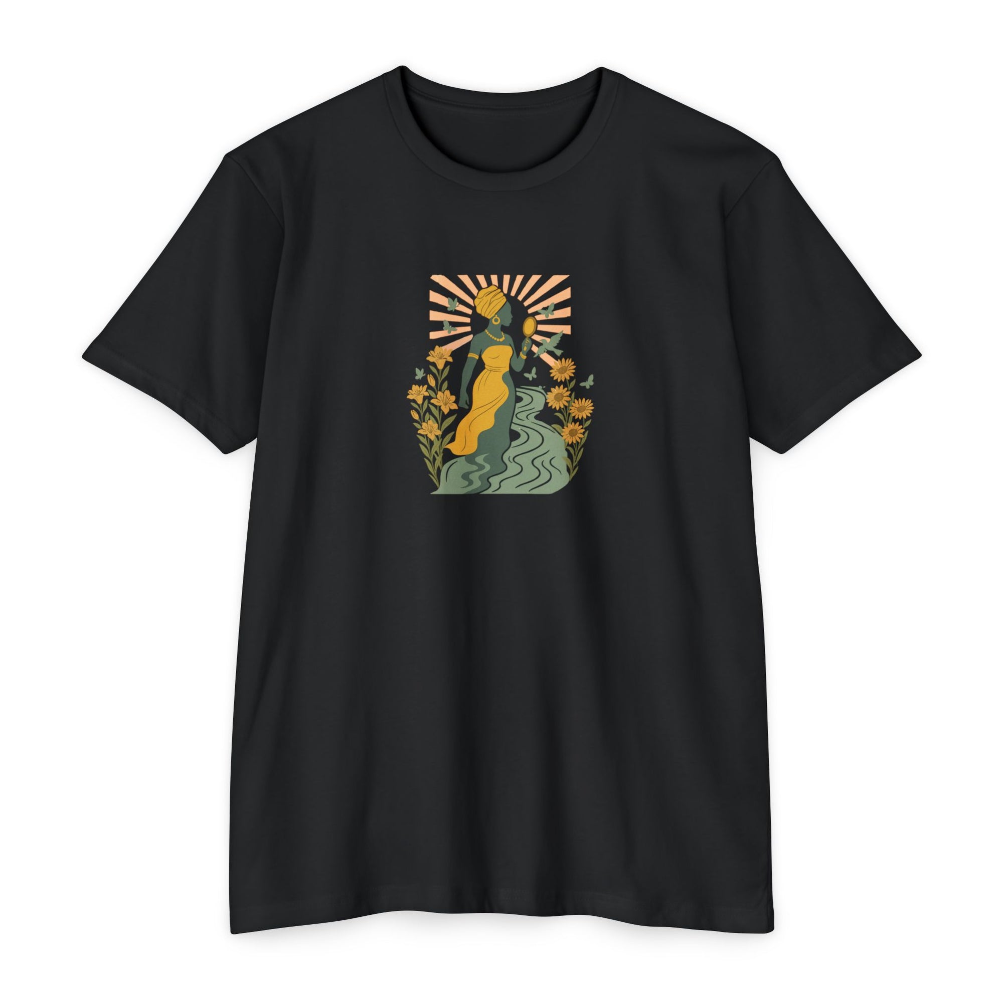 Oshun (Ochún or Oxúm) Orisha African Spirituality T-Shirt