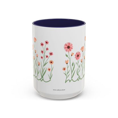 Coffee Mug Minimalist Flowers Mother's Day Gift