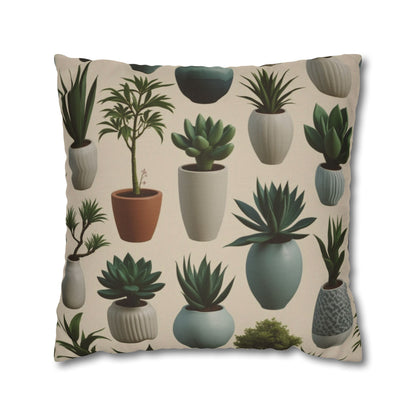 Succulent Garden Design Pillowcase (multi-sizes)