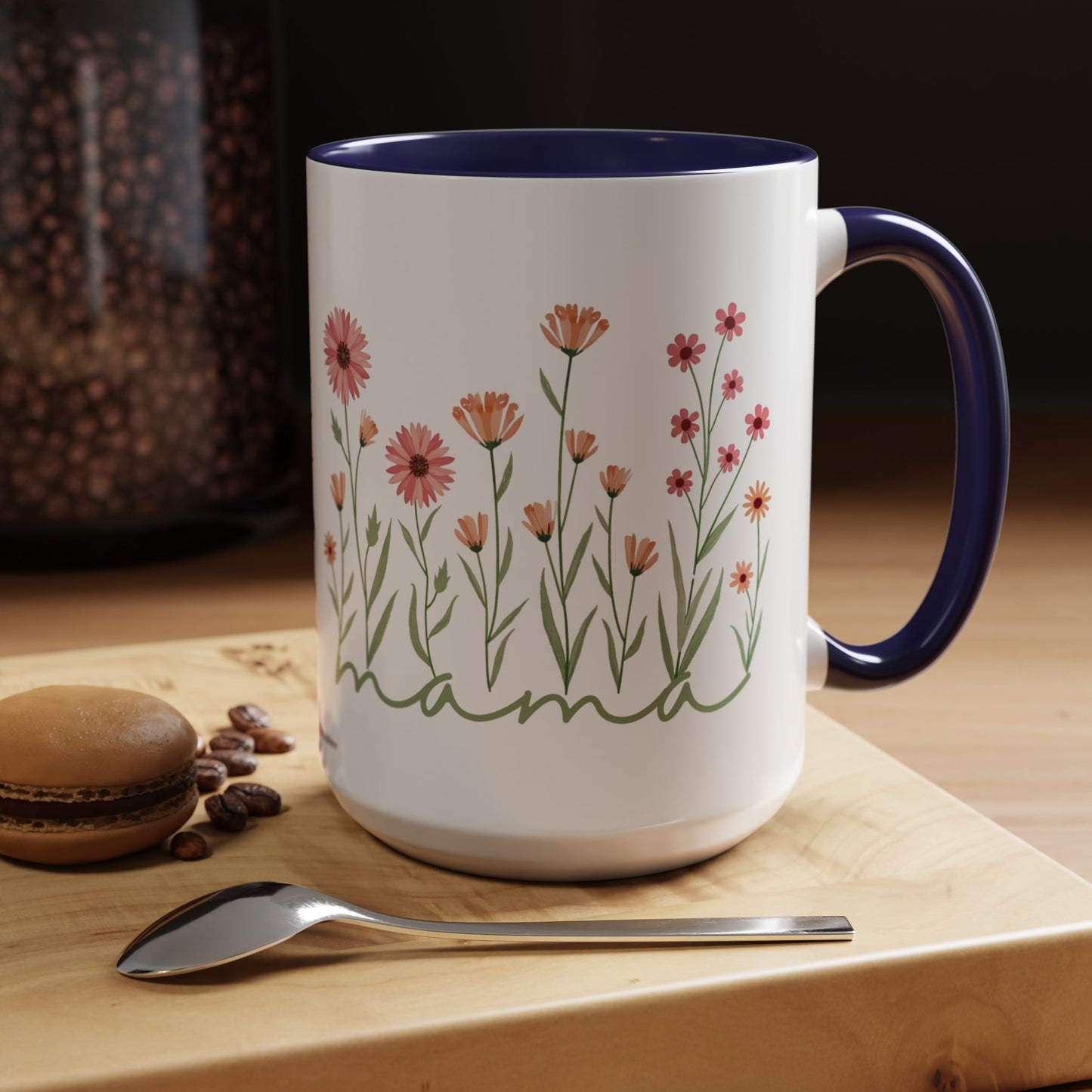 Coffee Mug Minimalist Flowers Mother's Day Gift