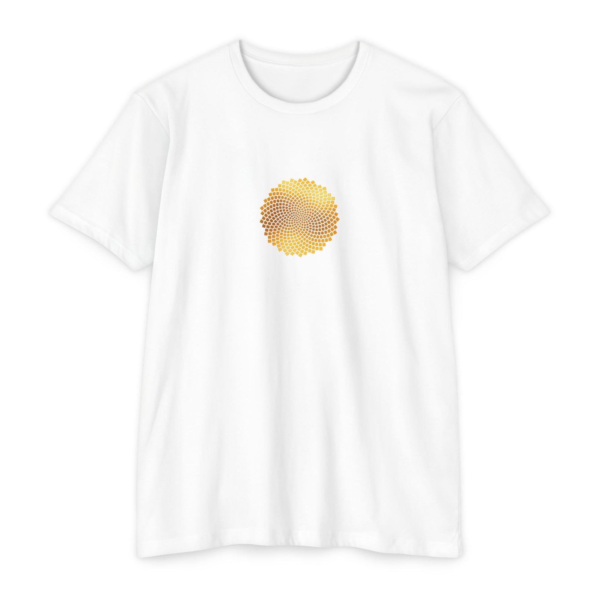 Sunflower Seeds Fibonacci Spirals T-Shirt