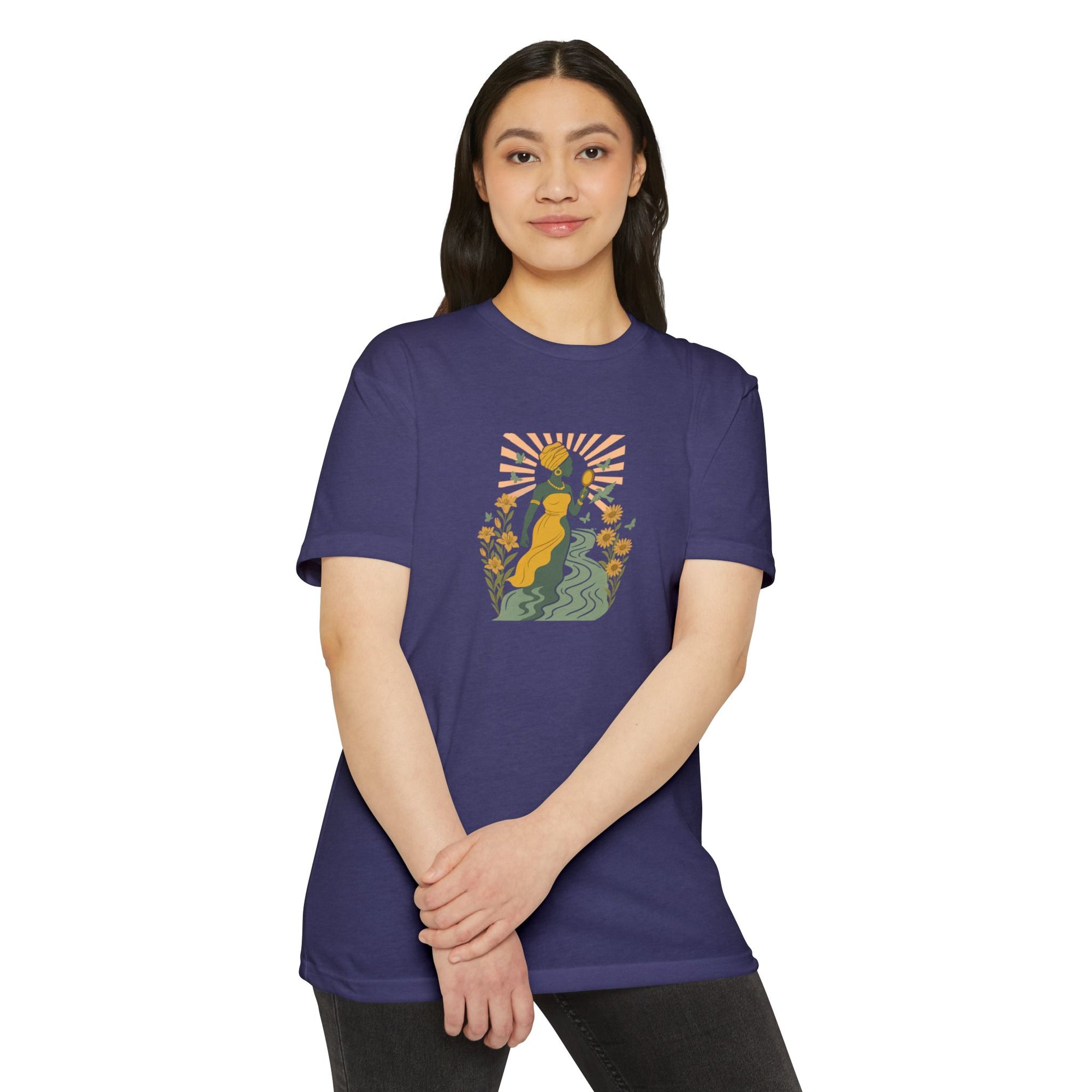 Oshun (Ochún or Oxúm) Orisha African Spirituality T-Shirt